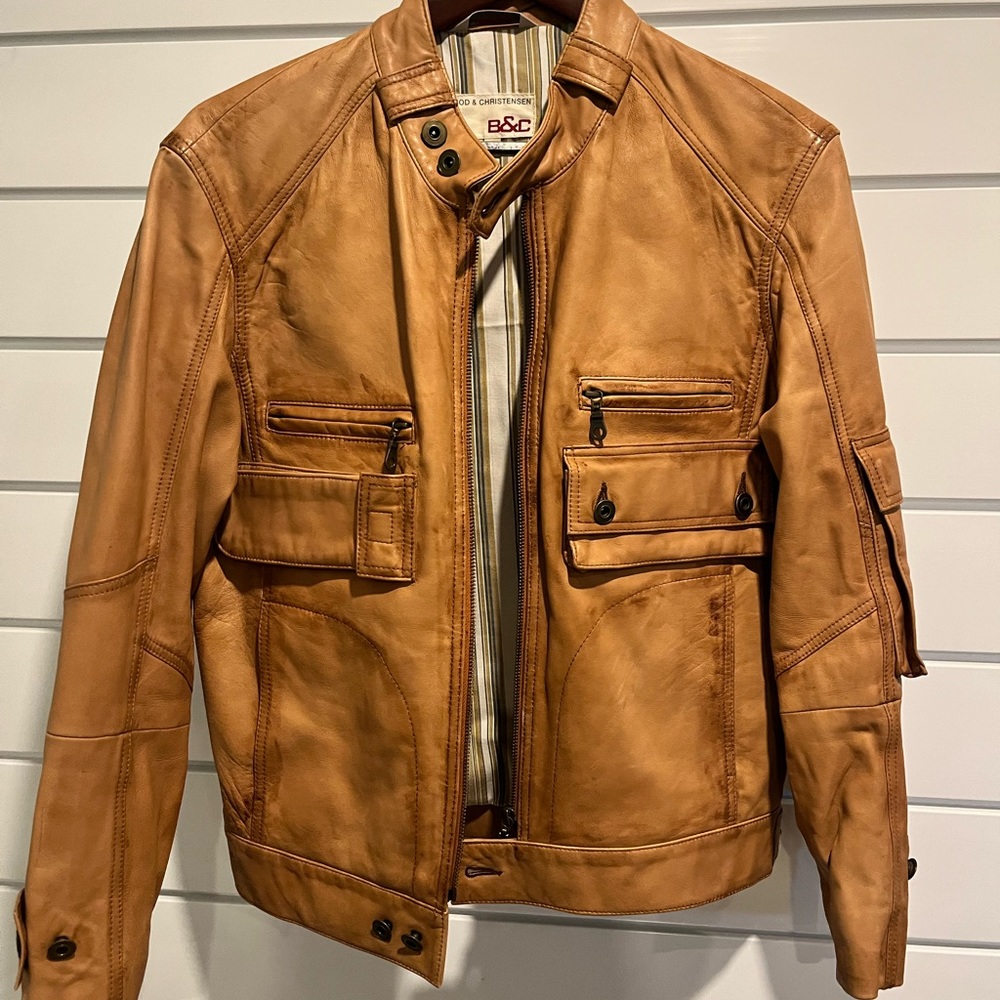 Bod & Christensen Men’s Leather Jacket - Picture 3 of 3